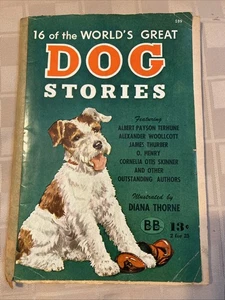 Vintage Book 16 Of The World’s Great Dog Stories - Picture 1 of 15
