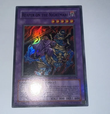 Yugioh Reaper on the Nightmare PGD-078 Super Rare Unl Original Print (LP) - Image 1 of 2