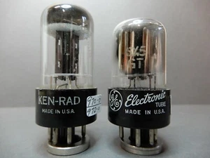 Tubos de vacío Ken-Rad & GE 6X5GT Amplitrex probados y garantizados - Imagen 1 de 5