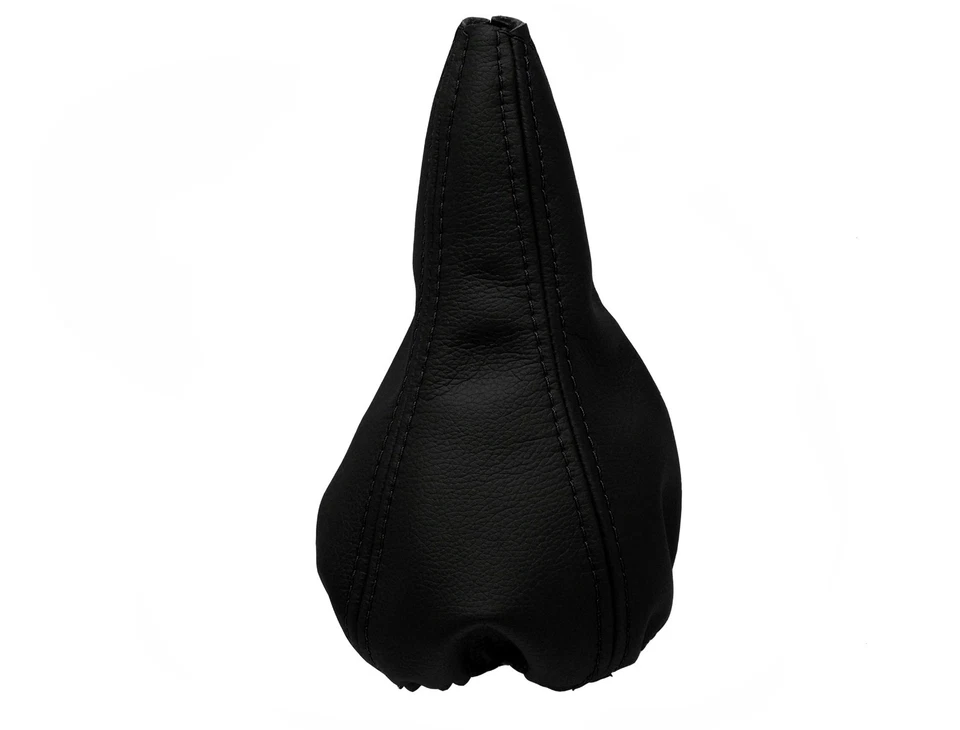 Schwarz Faden Echtleder Schaltmanschette Schaltsack Für SEAT IBIZA 1999-2002 — 第 1/1 张图片