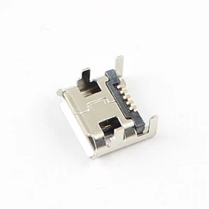 5Pcs Micro USB Female Type B 5 Pin DIP Socket Connector 4 Legs - Picture 1 of 4