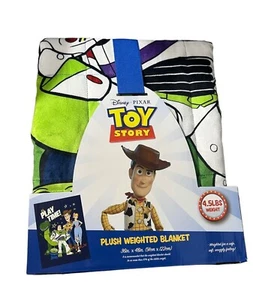 Disney Toy Story Play Time Weighted Blanket 4.5lb Sensory Anxiety Buzz Woody Rex - Picture 1 of 2