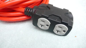 Elektrisches Verlängerungskabel 21 Fuß 10" wasserdicht 4 Zinken Twist Lock Stecker - Bild 1 von 4