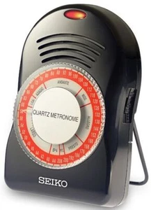 Seiko SQ-50V Quarz Metronom, Taktell mit Lichtanzeige, 2 laute Metronomtöne - Bild 1 von 1