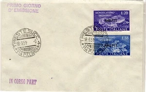 1951 Montecassino first day cover - Imagen 1 de 1