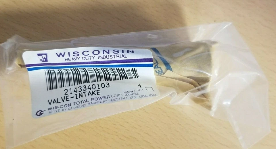 Wisconsin 2143340103 Válvula de admisión 214-33401-03-PIEZA NUEVA OEM Foto 1 de 1