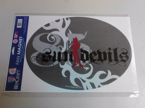 NCAA ARIZONA STATE SUN DEVILS MAGNET 14 1/2"X 10 1/2" BRAND NEW NICE TAILGATING! Cover