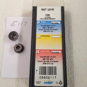 6 INSERTOS DE CARBURO ISCAR R90MT 1205-RM NUEVOS GR IC950 EMBALADOS DE FÁBRICA -E117 - Imagen 1 de 1