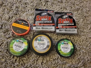 (6) 30lb Suffix Power Pro  Angler Dream fishing Line Lot - Picture 1 of 8