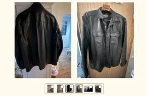 Iceberg Lederjacke schwarz / wie NEU, gebraucht (Feinstes Leder generalüberholt) - Bild 1 von 6