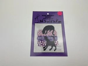 Diane Graebner Designs Cats & Quilts Give Kiss Counted Cross Stitch Pattern 1M - Picture 1 of 3
