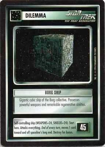 Star Trek CCG Borg Ship Near-Mint/NM Rare – Premier Limited 1994 - Picture 1 of 1