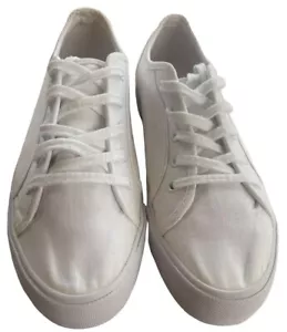 American Eagle Outfitters White Canvas Shoes Women's Size 9 Casual Sneaker NOS # - Picture 1 of 11