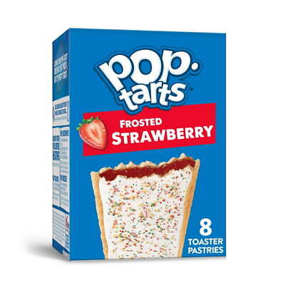 Pop-Tarts Frosted Strawberry Toaster Pastries 8 Ct WORLD SHIP EXP 12/2023 • 25$