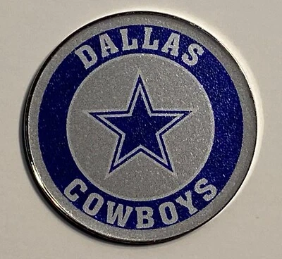 SPORTZCOLLECTABLES.COM Dallas Cowboys - NFL - NEW Pro size 32mm Slim - Golf Ball Marker