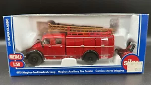 Magirus Auxiliary Fire Tender SIKU 4115 1:50 Worn box but Unused - Picture 1 of 8
