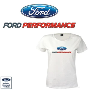 Camisa Mujer Ford Logo Licenciado Emblema Mustang US-Car Garage *0016 wh - Imagen 1 de 3