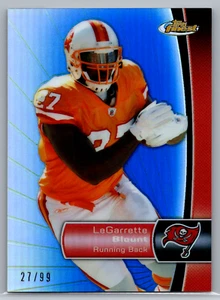 LeGarrette Blount 2012 Topps Finest Blue Refractor /99 #49 Tampa Bay Buccaneers - Picture 1 of 2