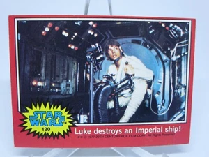 1977 Red TOPPS STAR WARS #120 Luke Skywalker  NM Near Mint JP - Picture 1 of 2