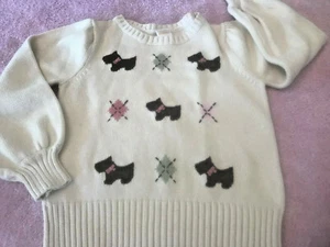 NWOT gymboree scottie dog sweater 6 vintage girl detective holiday christmas - Picture 1 of 4