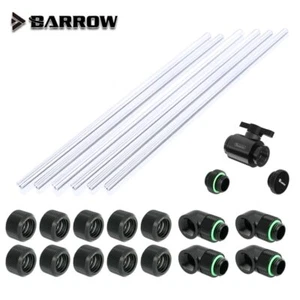 Barrow G1/4" Fitting Kit for OD12mm/14mm/16mm Hard Tube/Rigid Fitting Combo/PETG - Picture 1 of 19