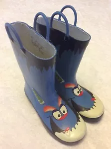 Western Chief Monster Rainboots 13 Boys Blue Handles - Picture 1 of 7