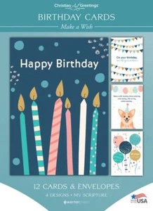 Boxed Cards - Birthday - Make A Wish (Pack of 12) - Imagen 1 de 1