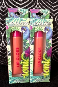 2pk IONI ELECTRIC JUNGLE WARM NUDE LIP PLUMPING HIGH SHINE FULL LIPS LIPGLOSS - Picture 1 of 5