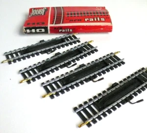 TRAINS JOUEF ÉCHELLE "HO" LOT DE 4 RAILS DE DÉCROCHAGE BON ÉTAT BOITE FATIGUÉE - Bild 1 von 4