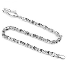 30cm 10pcs/lot Alloy Pocket Watch Chain for FOB Watches Multicolor Twist Chains