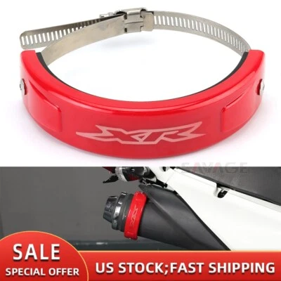 Oval Exhaust Protector Can Cover For HONDA XR150L XR600R XR650L XR250R XR150L — 第 1/4 张图片