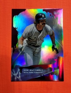2020 Topps X Steve Aoki WAVE 3 Pink Frosting Holofoil #68 Don Mattingly SN 02/10