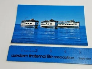 Lotto 6 cartoline navi passeggeri linea Arnold nuove e identiche - Mackinac Island MI - Foto 1 di 3
