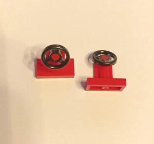 Lego® Fahrzeug Konsole Lenkrad City Technic rot hellrot 73081 9552 1 Stück - Bild 1 von 1