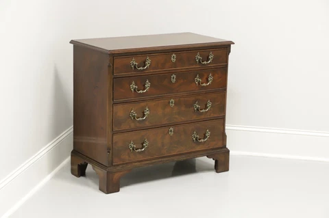 Antique 19th Century Scottish Walnut Bachelor Chest Cover
