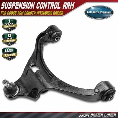 Front Left Lower Control Arm for Dodge Ram Dakota Mitsubishi Raider 3.7L 4.7L - Image 1 of 4