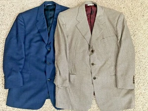 2 Tailored Blazer Jackets Rosetti ~ Belvest~ Made In Italy - Picture 1 of 10