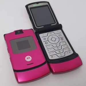 Original Motorola RAZR V3 Unlocked Flip GSM Bluetooth Mobile Phone - Picture 1 of 32