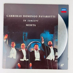 MEHTA Three Tenors in Concert Carreras/Domingo/Pavarotti LaserDisc LD 1990-071 - Picture 1 of 2