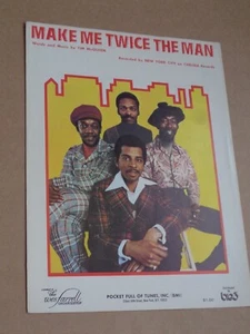 New York City - Make Me Twice The Man US sheet music - Picture 1 of 1