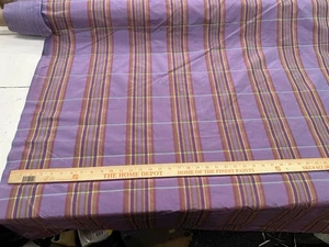 Gestreifte Taft Seide. 100% Seide.   Hofverkauf. Lila - Bild 1 von 3