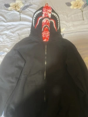 Sudadera con capucha con cremallera Bape para hombre talla XL Foto 1 de 3