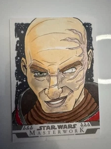 Starwars Topps Sketch 1/1 Wrecker From Bad Batch - Picture 1 of 1