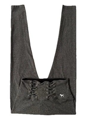 🩶Victoria’s Secret Lace Up Corset Style Waistband Leggings-Gray-Size S🩶 - Image 1 of 4