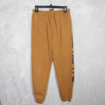 Pantalones deportivos Carhartt para niños con cordón en la cintura logotipo lateral marrón talla L/G (14-16) Foto 1 de 4