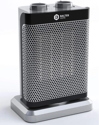 BALTER HOME Balter Keramik Heizlüfter 1500W Heizstrahler Elektro Heizung bis 35°C PTC