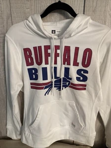 Buffalo Bills NFL VF Imagewear white Hoodie 2015 Sz Sm Style DFJ5 Pullover TX3 - Picture 1 of 11
