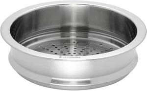 Le Creuset Edelstahl Dampfgareinsatz 20 cm für 2,75 Qt Dutch Oven UNBENUTZT - Bild 1 von 9