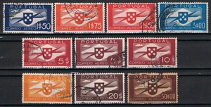 Portugal 1936-41, Juego Correio Aéreo Usado CV 183,50€ / $211,55 leer nota - Imagen 1 de 1