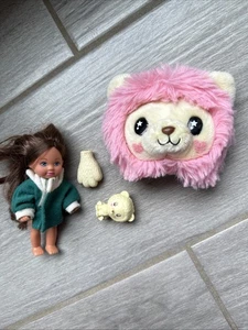 Barbie Cutie Reveal Acogedora Linda Camiseta Serie León Muñeca Equipo con Muñeca Simba e2 - Imagen 1 de 13